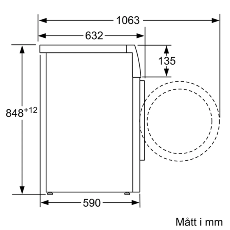 Bosch - WAV28K0MSN iDOS 2.0 - 5 års garanti Bosch - WAV28K0MSN iDOS 2.0 - 5 års garanti