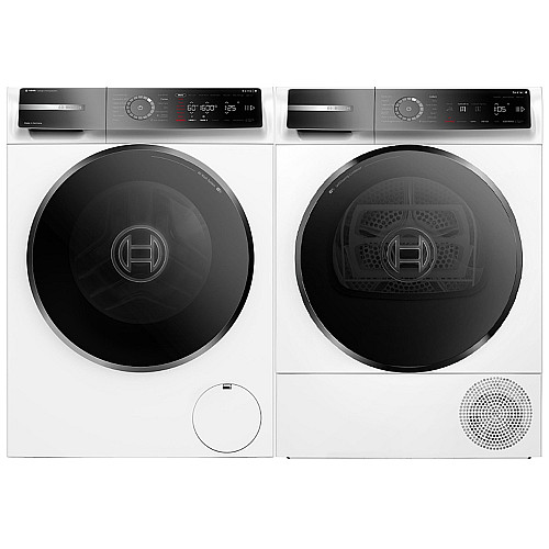 Bosch paket tvättmaskin och torktumlare wgb256a1sn-wqb246dasn - serie 8 med wifi