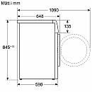 Bosch - WGB266ABSN - Serie 8 med i-Dos & WIFI anslutning