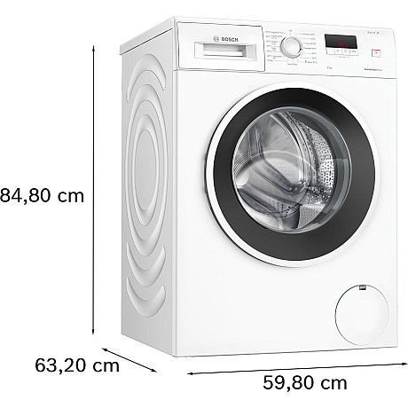 Bosch - WGE03400SN - Serie 2, 8 kg med SilentPowerDrive & SpeedPerfect