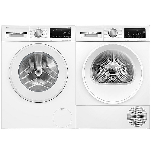 Bosch paket tvättmaskin och torktumlare wgg254flsn-wqg2450msn - serie 6