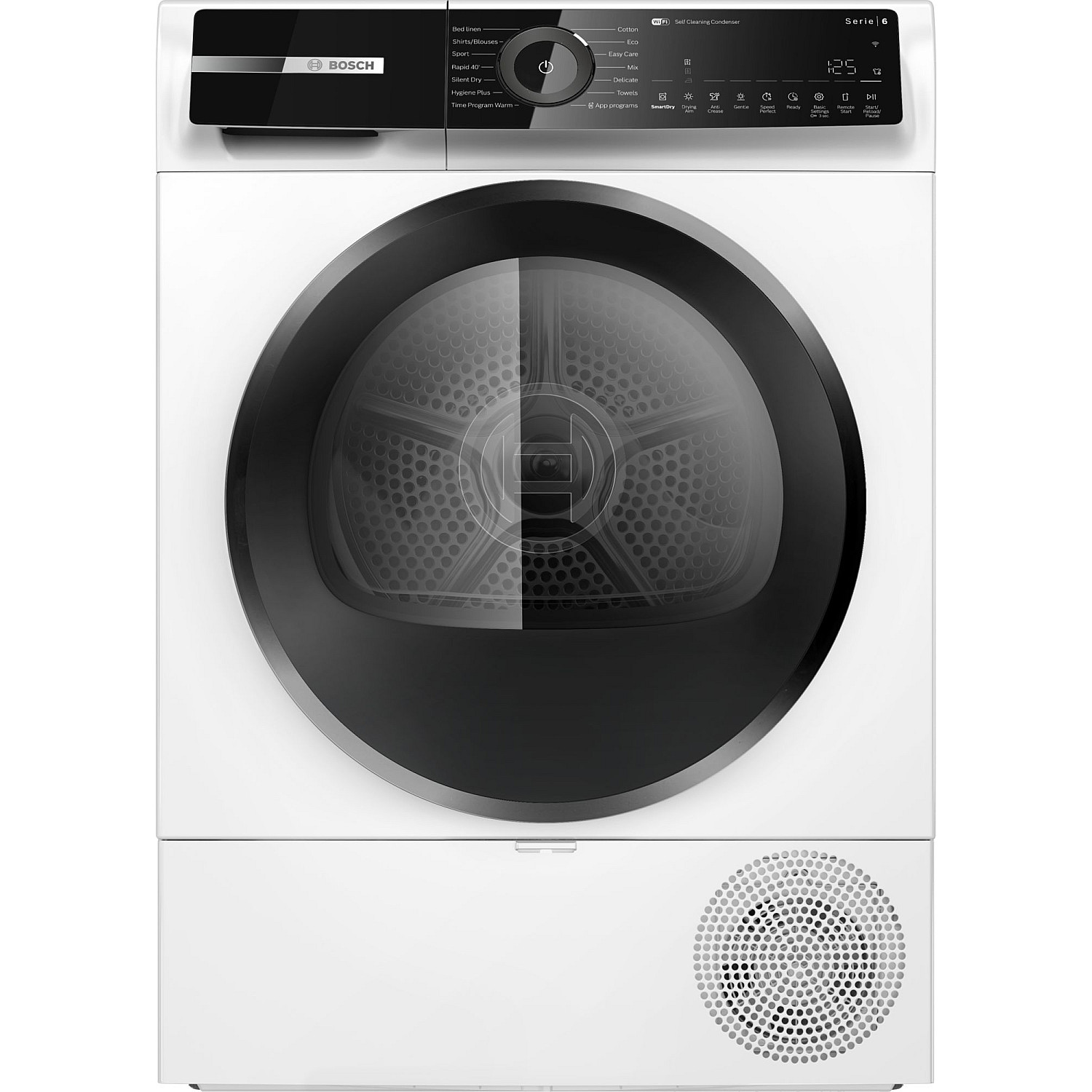Bosch torktumlare wqn246desn - serie 6, självrengörande kondensor