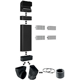 Tillbehör spishäll Bosch - B1ZZ9VEDU0 - Tillbehörssats för kanalventilation av häll