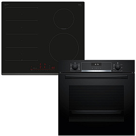 Paket ugn och häll Bosch - HBG537FB4-PIX631HC1E - Serie 6, FlexInduction & Stektermometer