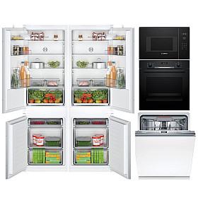 Kökspaket Bosch - Kökspaket med dubbla kyl/frys - Passar IKEA Metod kök