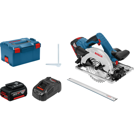 Bosch Professional - CIRKELSÅG GKS 18V-57G 2X5AH M/L-BOXX/FSN Bosch Professional - CIRKELSÅG GKS 18V-57G 2X5AH M/L-BOXX/FSN