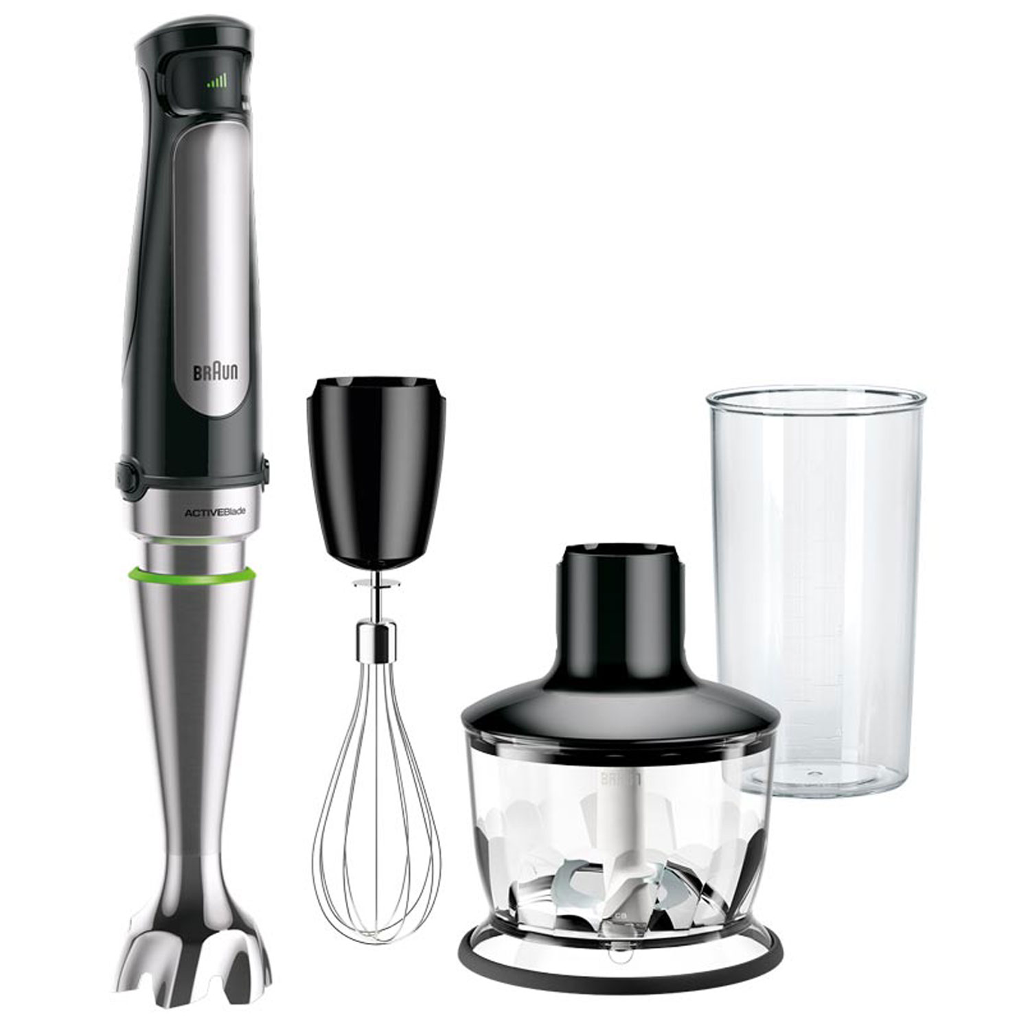 Braun mixer 0x22111290 - svart, activeblade 1000w smartspeed