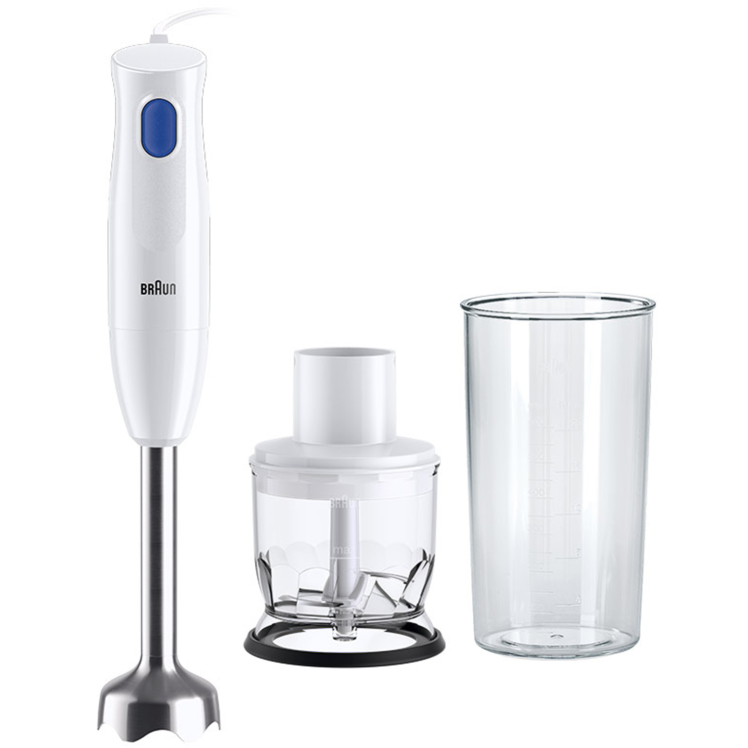 Braun mixer 0x22111476 - vit, easytwist 450w bpa-fri