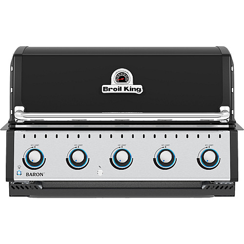 Broil King - Baron 520 BI. Rostfri. 5 brännare. Belysning