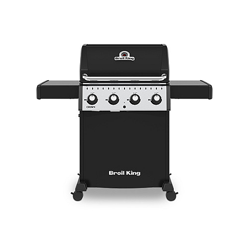 Broil King - Crown 410. Rostfri. 4 st brännare. Sidobord