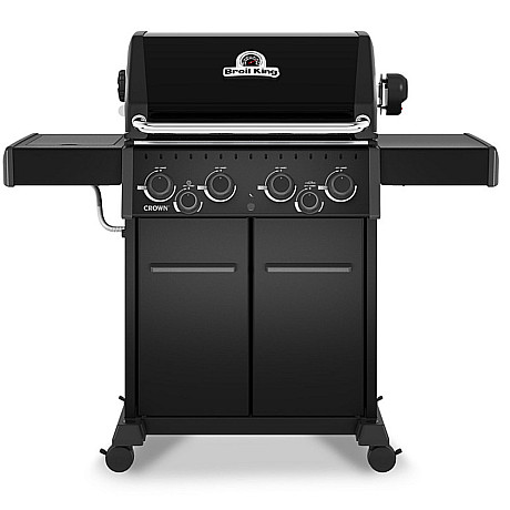 Broil King - Crown 490 Shadow - 4 Dual Tube-brännare och rotisseri Broil King - Crown 490 Shadow - 4 Dual Tube-brännare och rotisseri