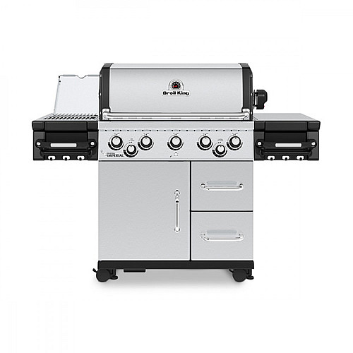 Broil king gasolgrill imperial s 590 ir, 5+1 st brännare, grilla året runt, rotisseriset premium
