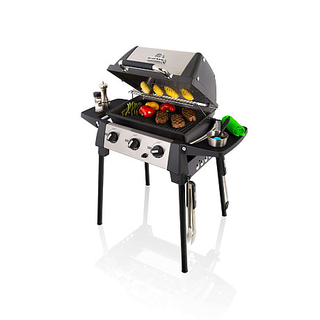 Broil King - Porta Chef 320, Portabel, 3 st brännare, Sidobord Broil King - Porta Chef 320, Portabel, 3 st brännare, Sidobord