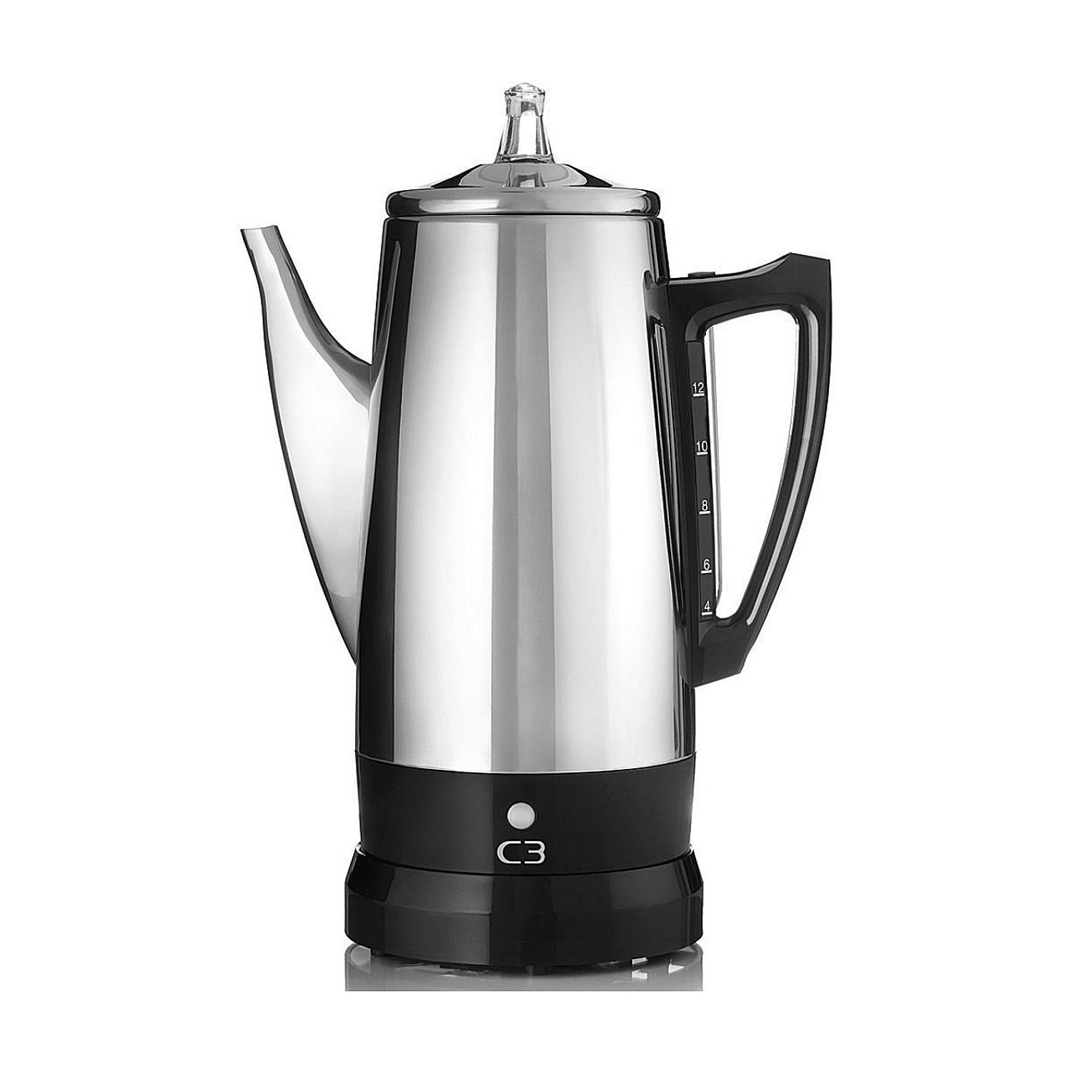 C3 perkolator 33-33655eco - sveriges mest s&aring;lda perkolator, 12 koppar