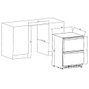 Cavin - Outdoor Collection 51D SY-51D - Rostfri ölkyl med lådor