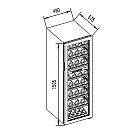 Cavin - Polar Collection 83 PCD83FGB - Vinkyl för 83 flaskor