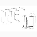 Cavin - Scandinavian Collection 40 SW-40B - Inbyggbar vinkyl 40 flaskor