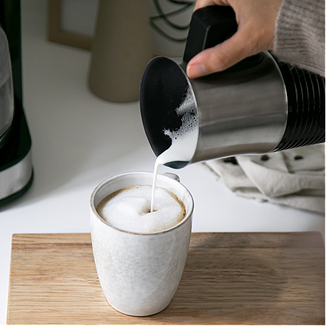 Champion - CHMS210 - Rostfri, Skummar och värmer mjölk