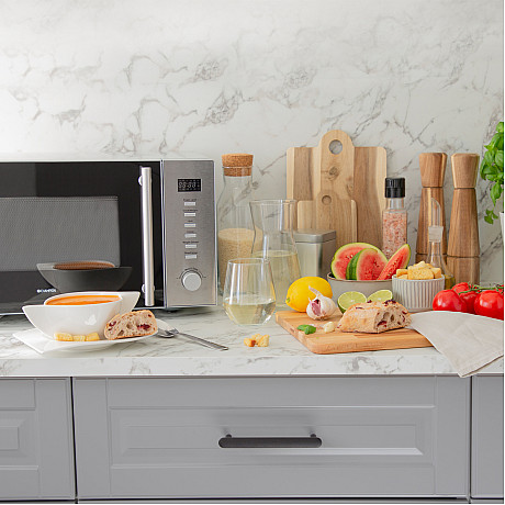 Champion - MW135 - Rostfri - 23L, 900W + grill