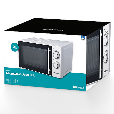 Champion - CHMW212 - Vit - 20L volym, 700W effekt