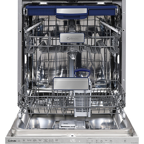 Cylinda - DM911342FiC -  Innerbelysning och toppkorg, endast 42dB, Passar IKEA METOD