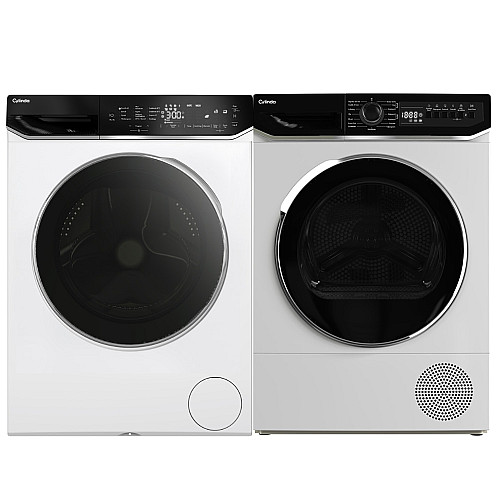 Cylinda paket tvättmaskin och torktumlare ft911g394a-tvp911g29c - rymlig kapacitet tvätt & tork, vit