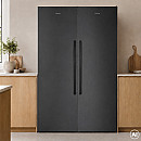 Cylinda - K61285MBHE - Mattsvart med Jämn temperatur & Stor volym 390 liter