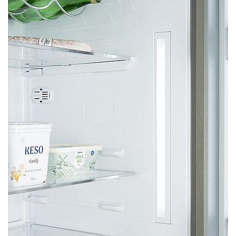 Cylinda - K61285MBHE-F61285MBVE - Mattsvart, Kyl-jämn temperatur, Frys-No frost