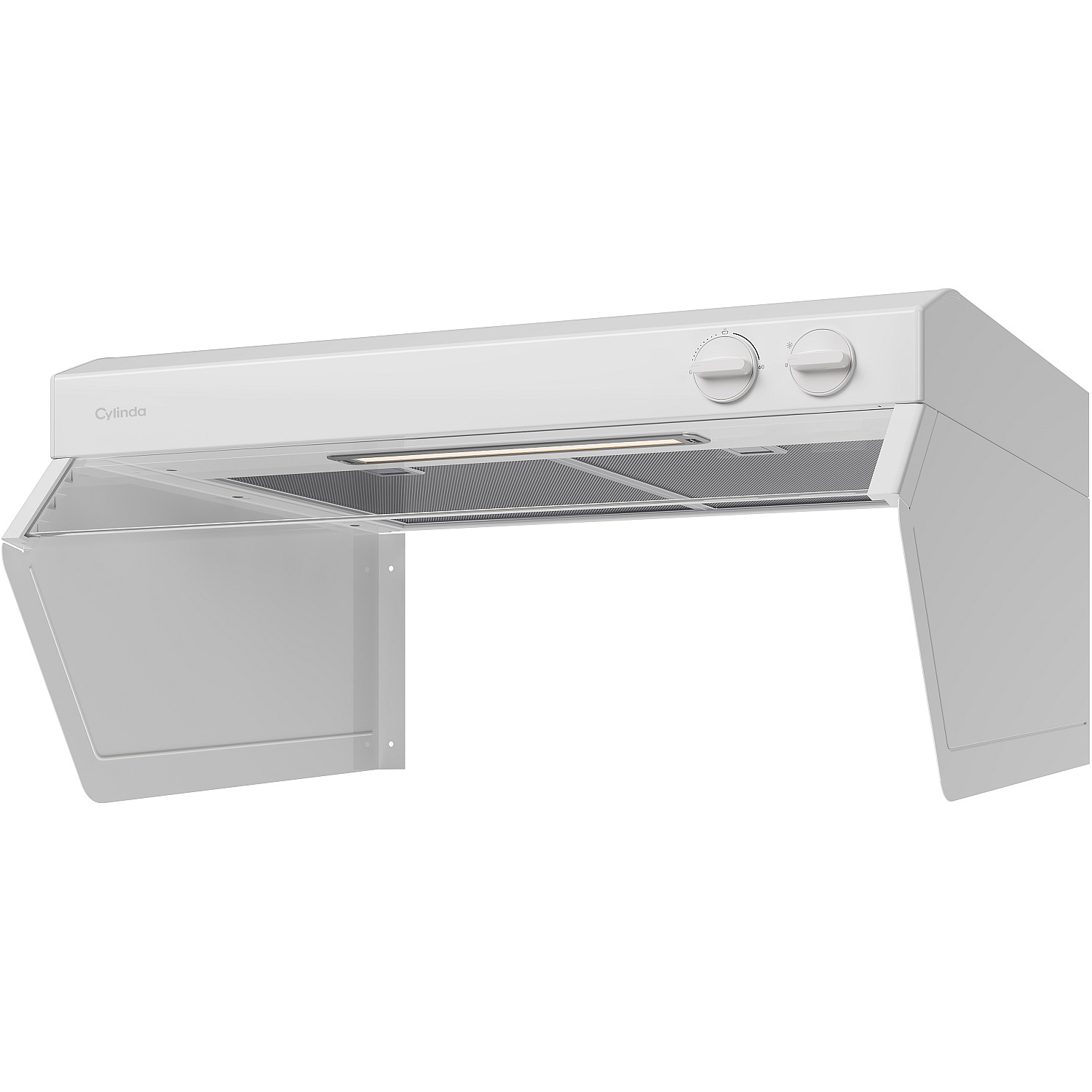 Cylinda köksfläkt popular sk262-10 spiskåpa led belysning