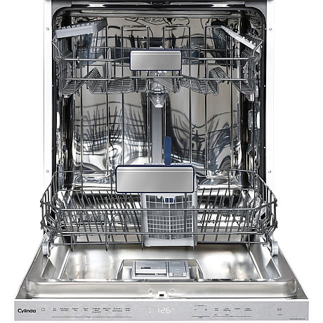 Cylinda - Sverigedisken DM910244C - Innerbelysning, tyst och stabila korgar!