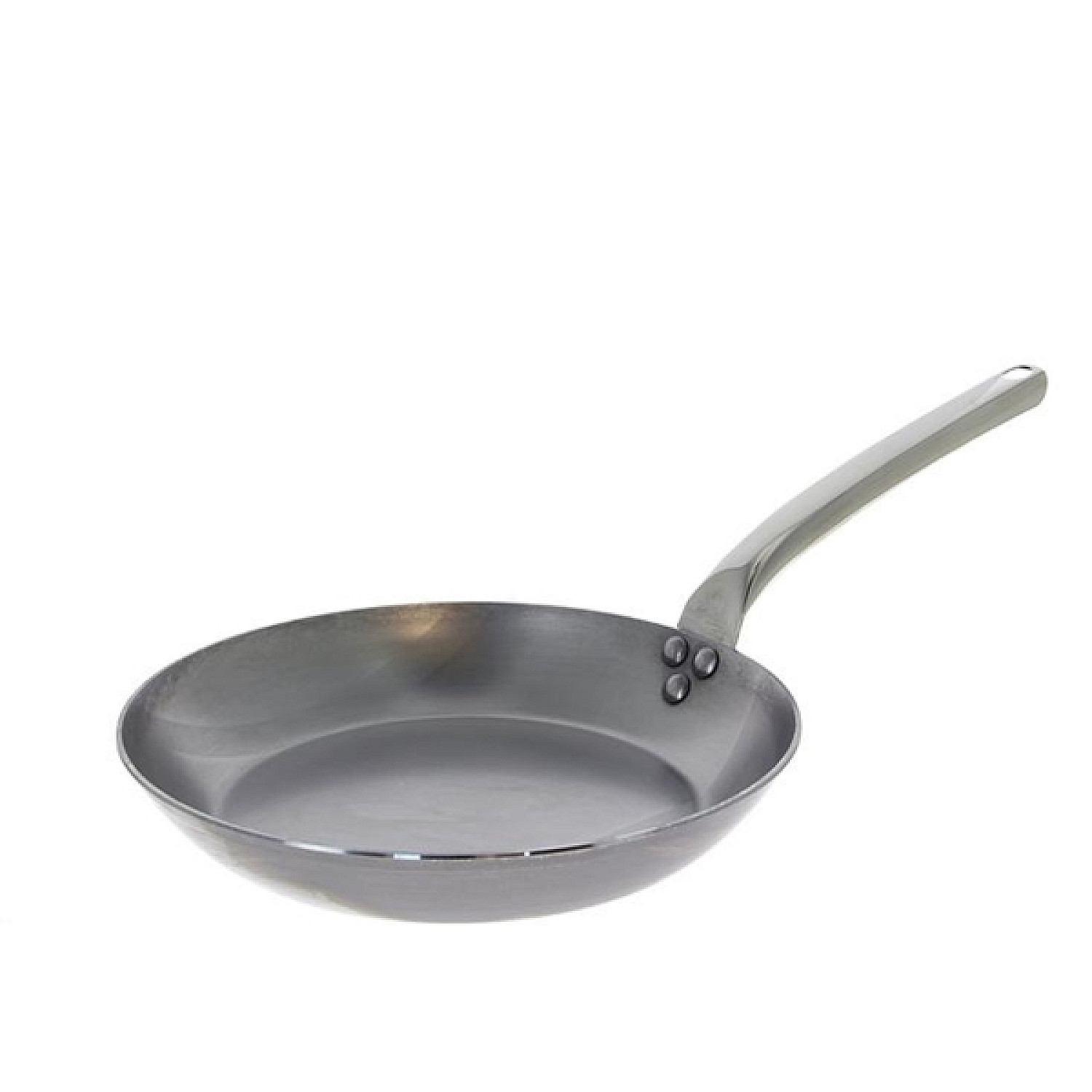 De buyer stekpanna carbone plus 28cm 5130.28 stekpanna med rostfritt handtag