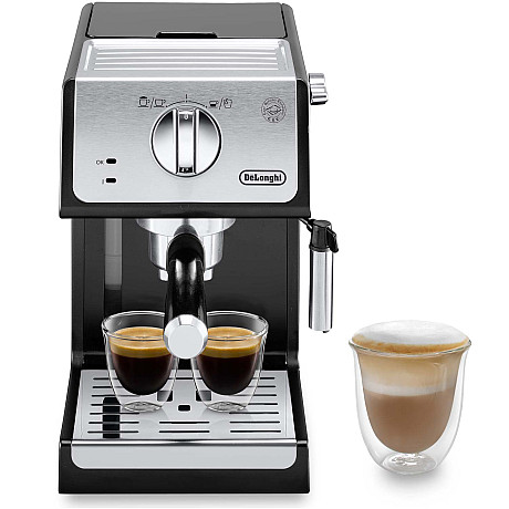 Delonghi - ECP33.21.BK Active Line - Inkl. mjölkskummare