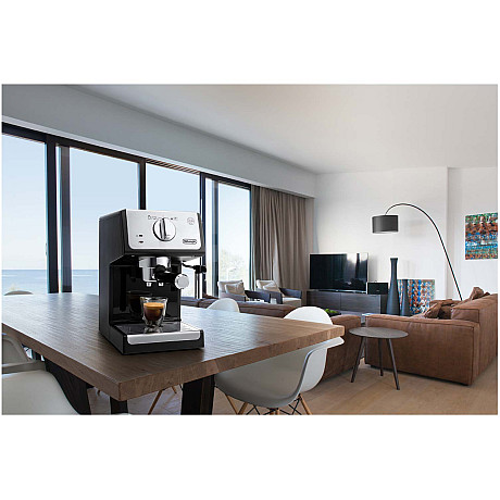 Delonghi - ECP33.21.BK Active Line - Inkl. mjölkskummare