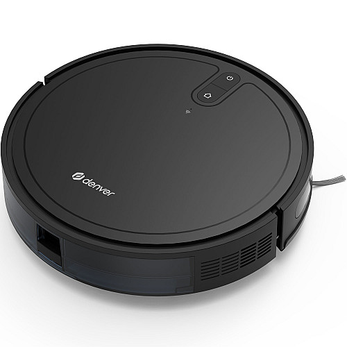 Denver robotdammsugare rvc-125 - gyro navigation wifi - svart, drifttid: upp till 150 min