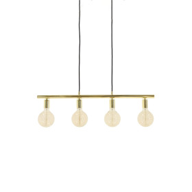 Dimma - Taklampa  ELMSELD 900 black golden