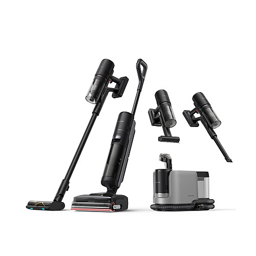 Dreame skaftdammsugare h15 mix våt och torrdammsugare- svart, 7-i-1 multifunktionell