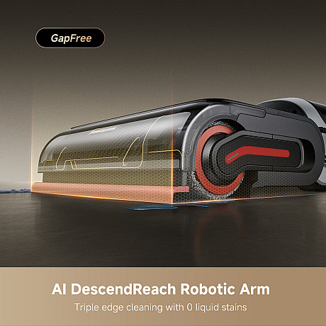 Dreame - H15 Pro Heat Våt och torrdammsugare- Svart, Stark sugeffekt