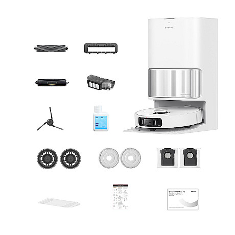 Dreame - L40 Ultra AE - Vit, Automatisk tömning och mopptvätt