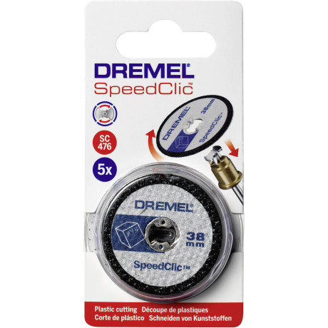 Dremel - KAPSKIVA SC476 PLAST 38MM 5ST Dremel - KAPSKIVA SC476 PLAST 38MM 5ST