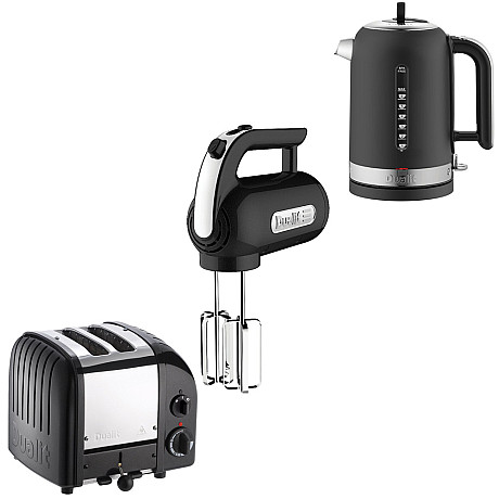 Dualit - Classic Svart - Brödrost, + Vattenkokare + Elvisp Dualit - Classic Svart - Brödrost, + Vattenkokare + Elvisp