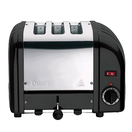 Dualit - Mattsvart - Classic 3 skivor med toastgaller Dualit - Mattsvart - Classic 3 skivor med toastgaller