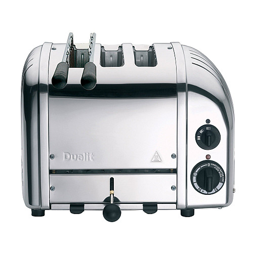 Dualit brödrost rostfri - classic 3 skivor med toastgaller