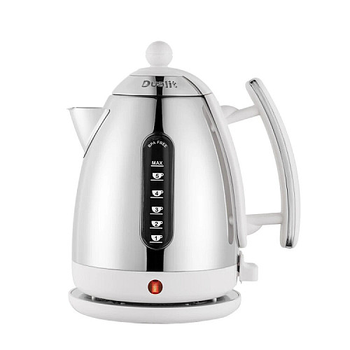 Dualit vattenkokare vit - kompakt - sladdlös & torrkokningsskydd