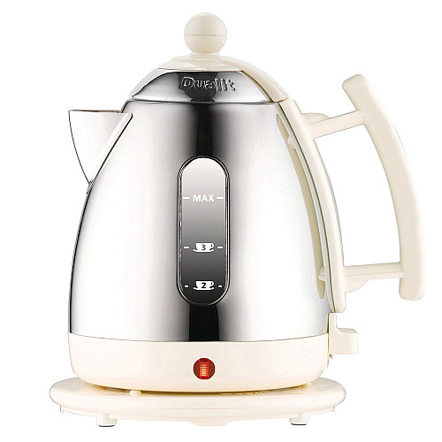 Dualit vattenkokare creme - kompakt, ergonomiskt handtag