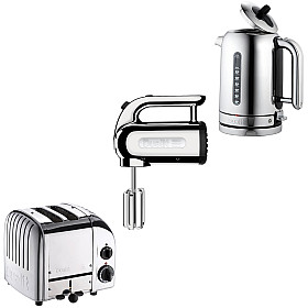 Paket Dualit - Classic Rostfri - Brödrost, + Vattenkokare + Elvisp