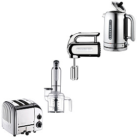 Paket Dualit - Classic Rostfri - Brödrost, + Vattenkokare + Elvisp + Stavmixer