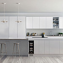 Dunavox - FLOW 17 - Dubbel zon, Underbänk, 17 flaskor, Svart