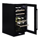 Dunavox - FLOW 32D - Dubbel zon, 32 flaskor, Svart