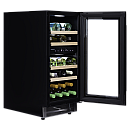 Dunavox - FLOW 32D - Dubbel zon, 32 flaskor, Rostfri