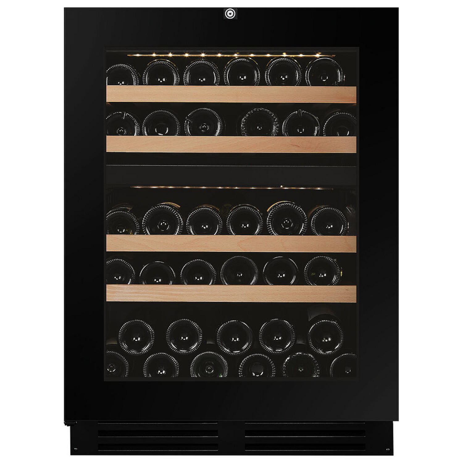 Dunavox fristående vinkyl flow 39 - push2open, dubbel zon, 39 flaskor